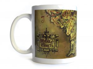 Lord of the Rings Middle Earth Map 11oz Boxed Mug