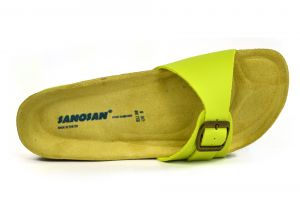 Sanosan Malaga Sano Flor Lime Womens Designer Mule Sandals