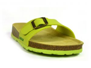 Sanosan Malaga Sano Flor Lime Womens Designer Mule Sandals