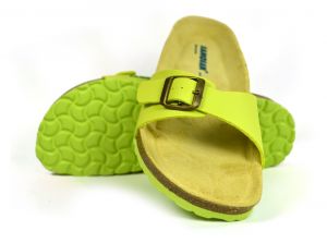 Sanosan Malaga Sano Flor Lime Womens Designer Mule Sandals