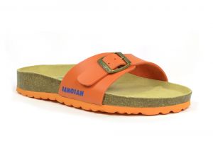 Sanosan Malaga Sano Flor Orange Womens Designer Mule Sandals