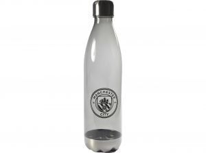 Man City 1 Litre Clear Water Bottle