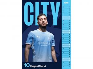 Man City 2027 A3 Wall Calendar