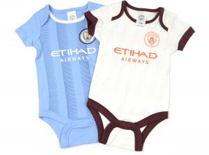 Man City Home and Away Two Pack Body Suit
