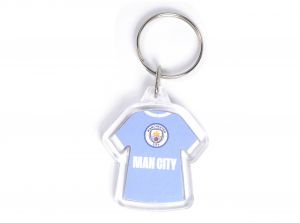 Man City Acrylic Double Sided Kit Keyring