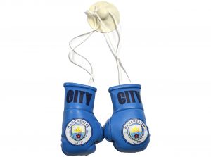 Man City Boxing Gloves Car Hangers