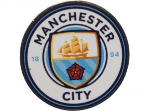 Man City Crest Large Enamel Pin Badge
