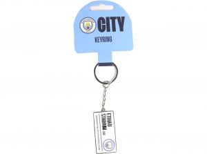 Man City Enamel Street Sign Keyring