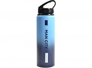 Man City FC Fade Aluminium Water Bottle 750ml New Design