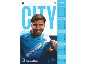 Man City FC 2026 A3 Wall Calendar