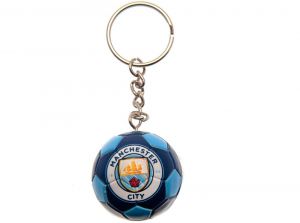 Man City FC Football Keyring