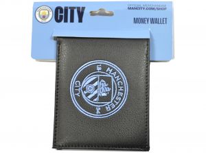 Man City FC PU Leather Embroidered Bi Fold Wallet
