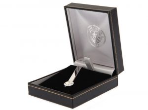 Man City FC Silver Plated Tie Slide