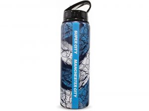Man City FC Super City Graphic Aluminium Water Bottle 750ml