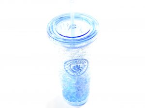 Man City Freezer Cup With Straw