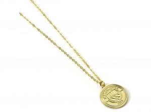 Man City Gold Tone Crest Necklace