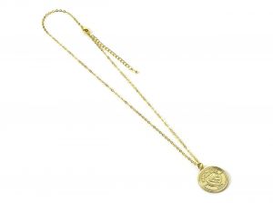 Man City Gold Tone Crest Necklace