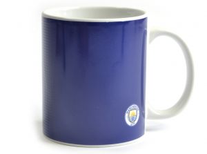 Man City Halftone 11oz Boxed Mug