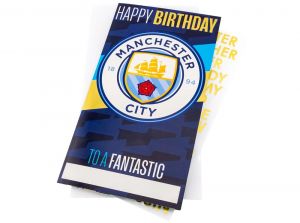 Man City Happy Birthday To A Fantastic Personalised Birthday Card