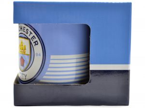 Man City Linear 11oz Boxed Mug