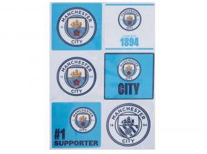 Man City Multi Car Decal Set