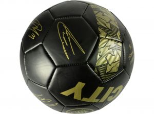 Man City Phantom Signature Ball Black Gold Size 5