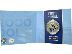 Man City Sergio Aguero Medal