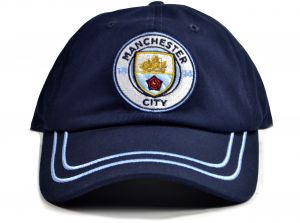 Man City Strapback Baseball Cap Navy