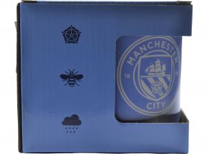 Man City Team Slogan Mug 11oz Boxed Mug