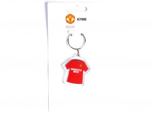 Man UTD Acrylic Double Sided Kit Keyring