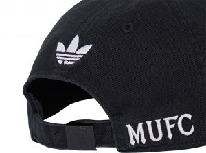 Man UTD Adidas Dad Cap Black White