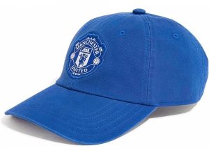 Man UTD Adidas Dad Cap Blue White