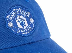 Man UTD Adidas Dad Cap Blue White