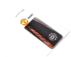 Man UTD Black Old Trafford Fridge Magnet