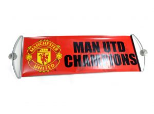 Man UTD Car Window Fanbana