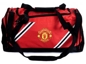 Man UTD Core Stripe Duffle Bag