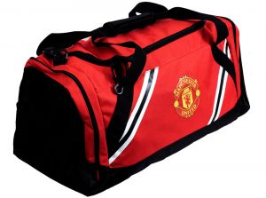 Man UTD Core Stripe Duffle Bag