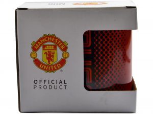 Manchester United FC Fade Design Boxed Mug