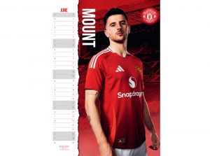 Man UTD Football A3 2025 Calendar