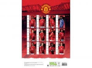 Man UTD Football A3 2025 Calendar