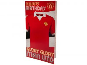 Man UTD Glory Glory Retro Birthday Card