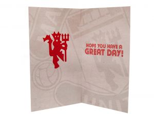 Man UTD Glory Glory Retro Birthday Card