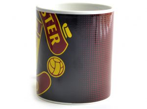 Man Utd Halftone 11oz Boxed Mug
