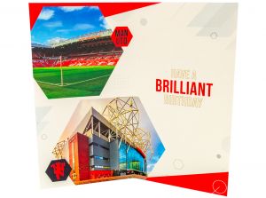 Man UTD Happy Birthday To A Fantastic Personalised Birdthay Card