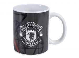 Man UTD Old Trafford 11oz Boxed Mug Black