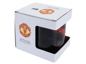 Man UTD Old Trafford 11oz Boxed Mug Black