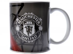 Man UTD Old Trafford 11oz Boxed Mug Black
