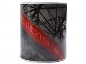 Man UTD Old Trafford 11oz Boxed Mug Black