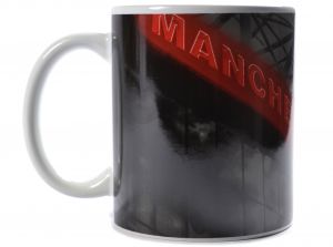 Man UTD Old Trafford 11oz Boxed Mug Black