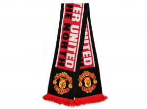 Man Utd Pride Of The North Jacquard Knit Scarf